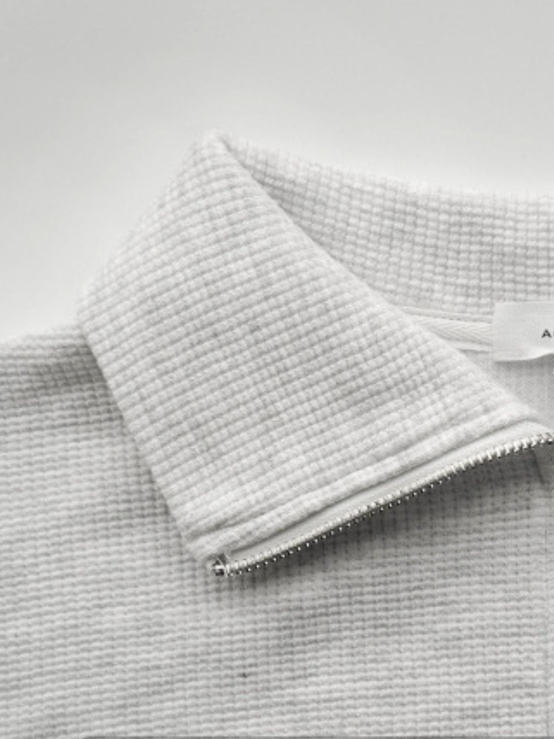 Women's Digi Knit Drawstring Waist Half Zip Relaxed Turtleneck Long Sleeve Sweater