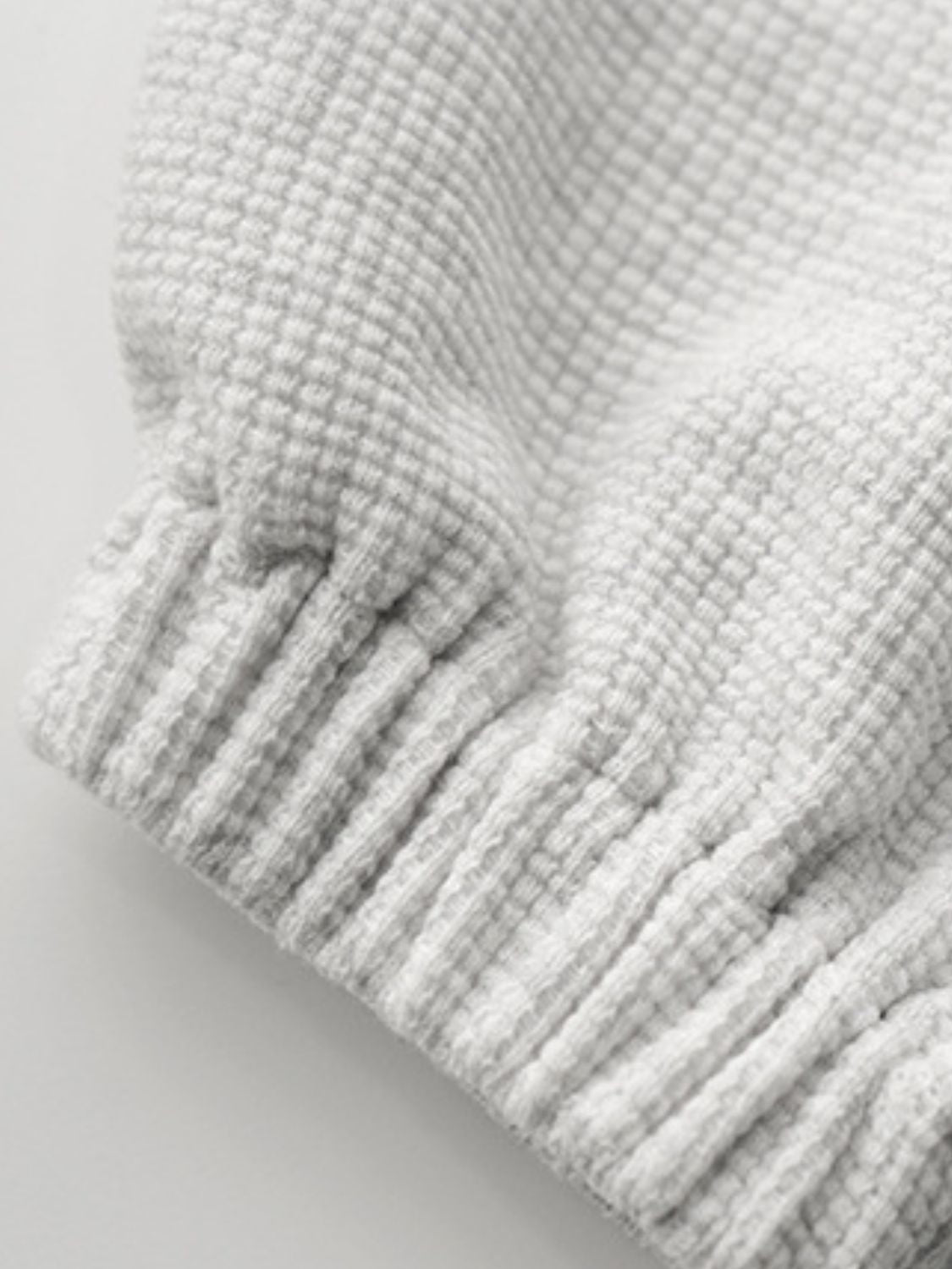 Women's Digi Knit Drawstring Waist Half Zip Relaxed Turtleneck Long Sleeve Sweater