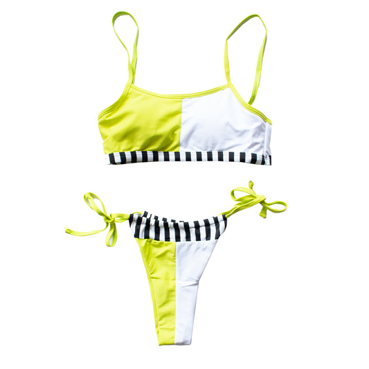 Runner Island Color Block Brazilian Bikini