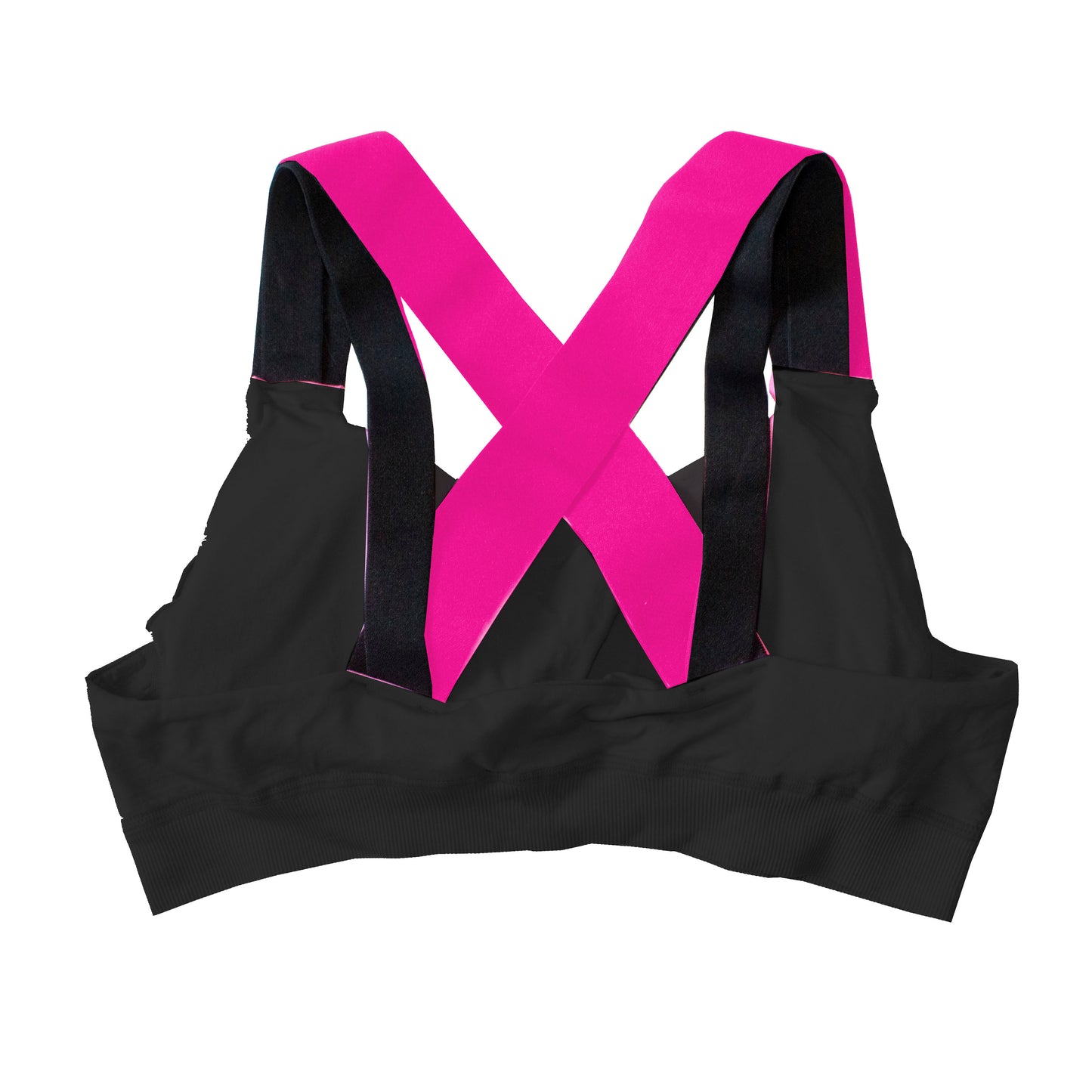 Runner Island Bonnie's Black Strappy Large Bust Sports Bra