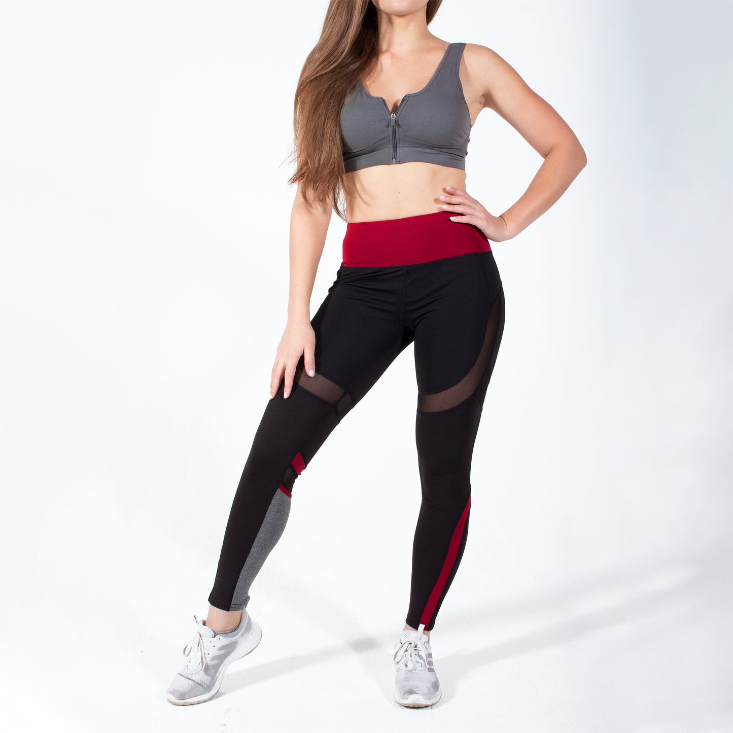 Runner Island Charcoal Give Me A Boost Sports Bra