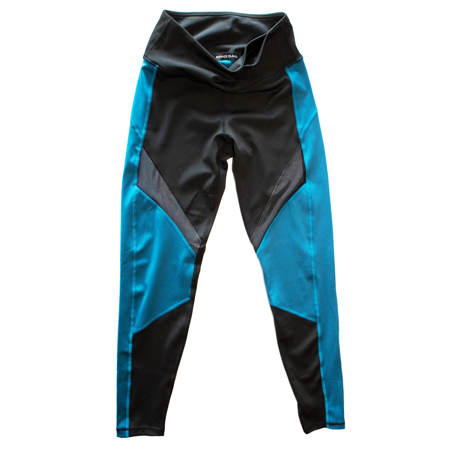 Runner Island Turquoise Workout Leggings