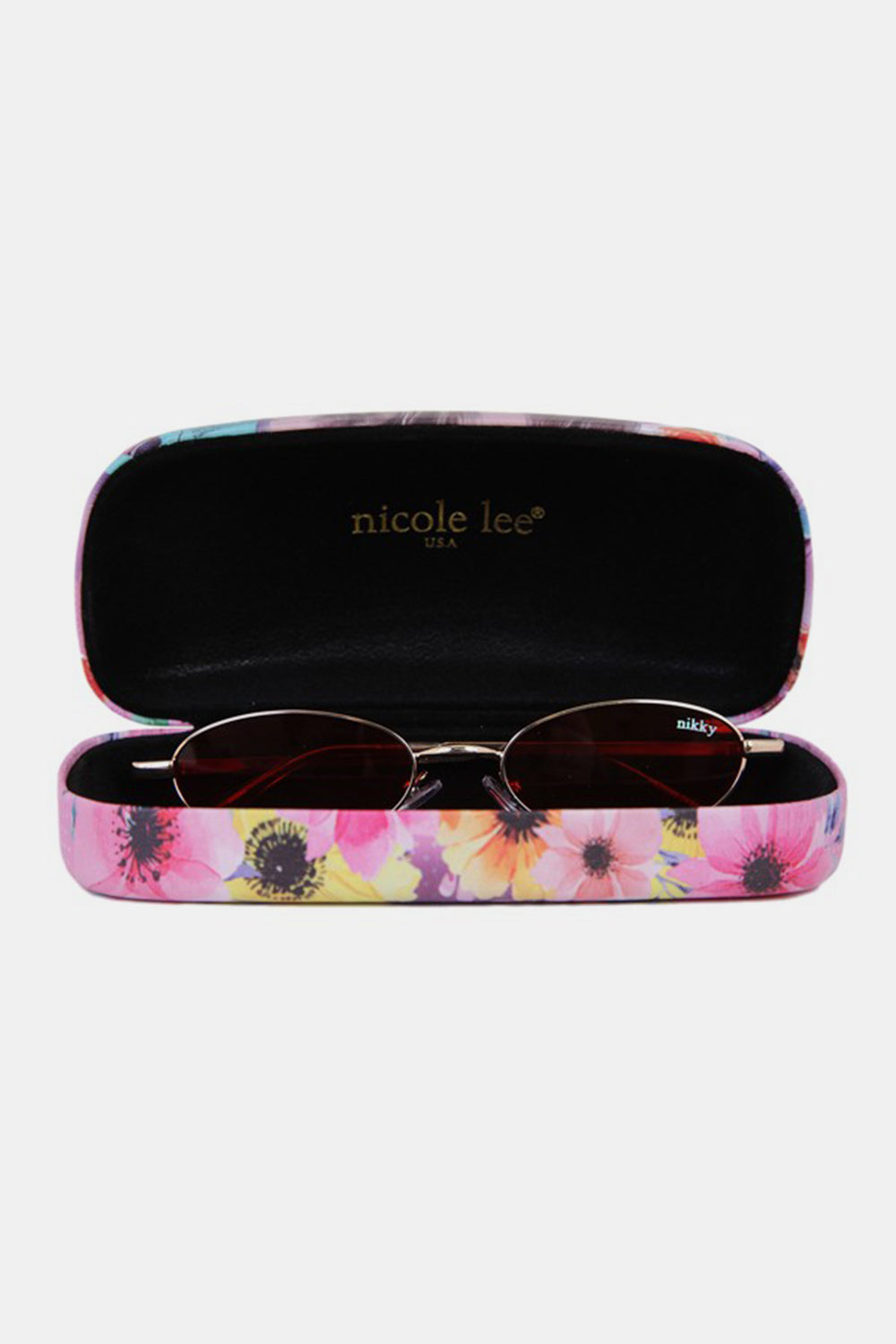 Women's Men's Skinny Oval Metal Frame Sunglasses