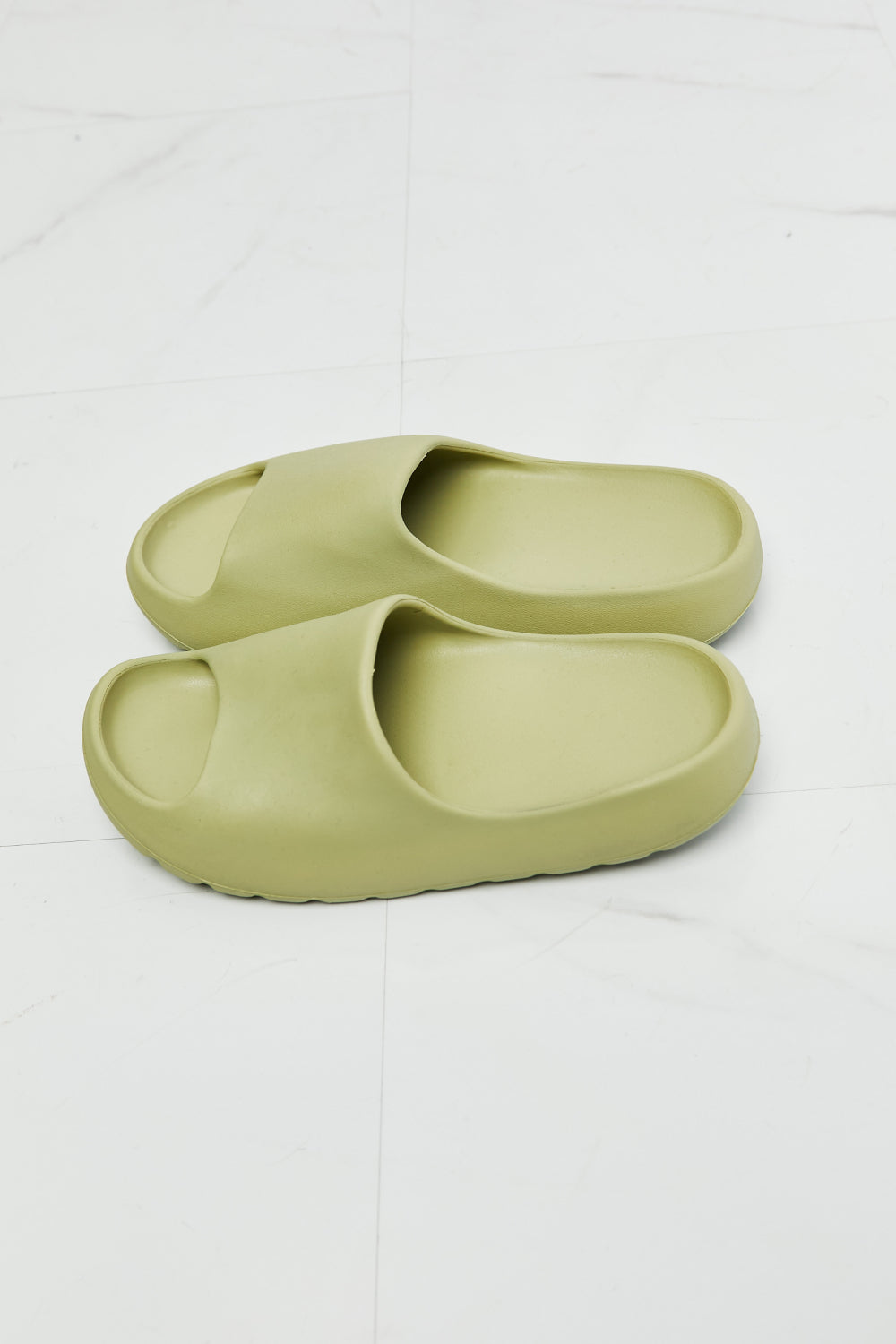 Womens Green In My Comfort Zone Slides