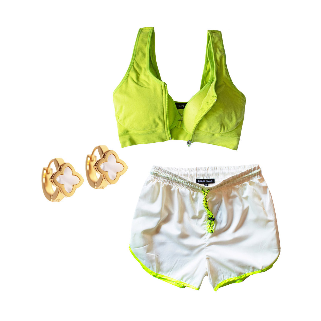 Runner Island Miami Overcast Tennis Workout Outfit Bundle Set