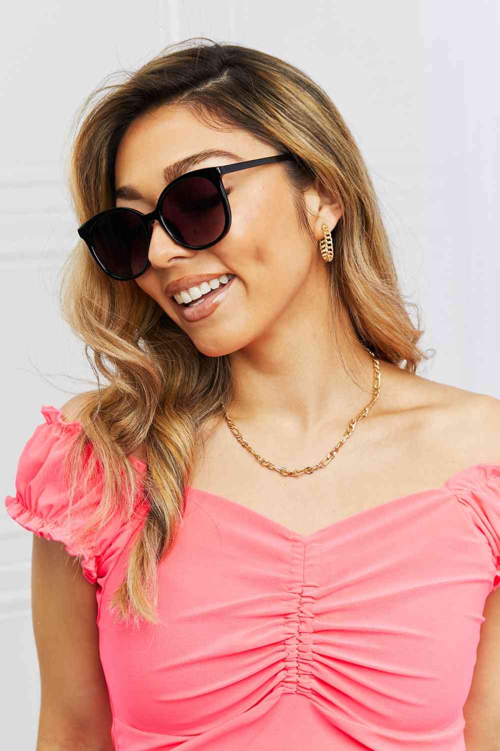 UV Trendy Oversized Full Rim Sunglasses