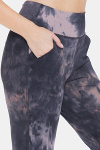 Women's Black Tie Dye Leggings
