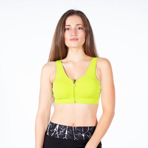 RUNNING GIRL High Impact Sports Bra for Women,Zip Algeria