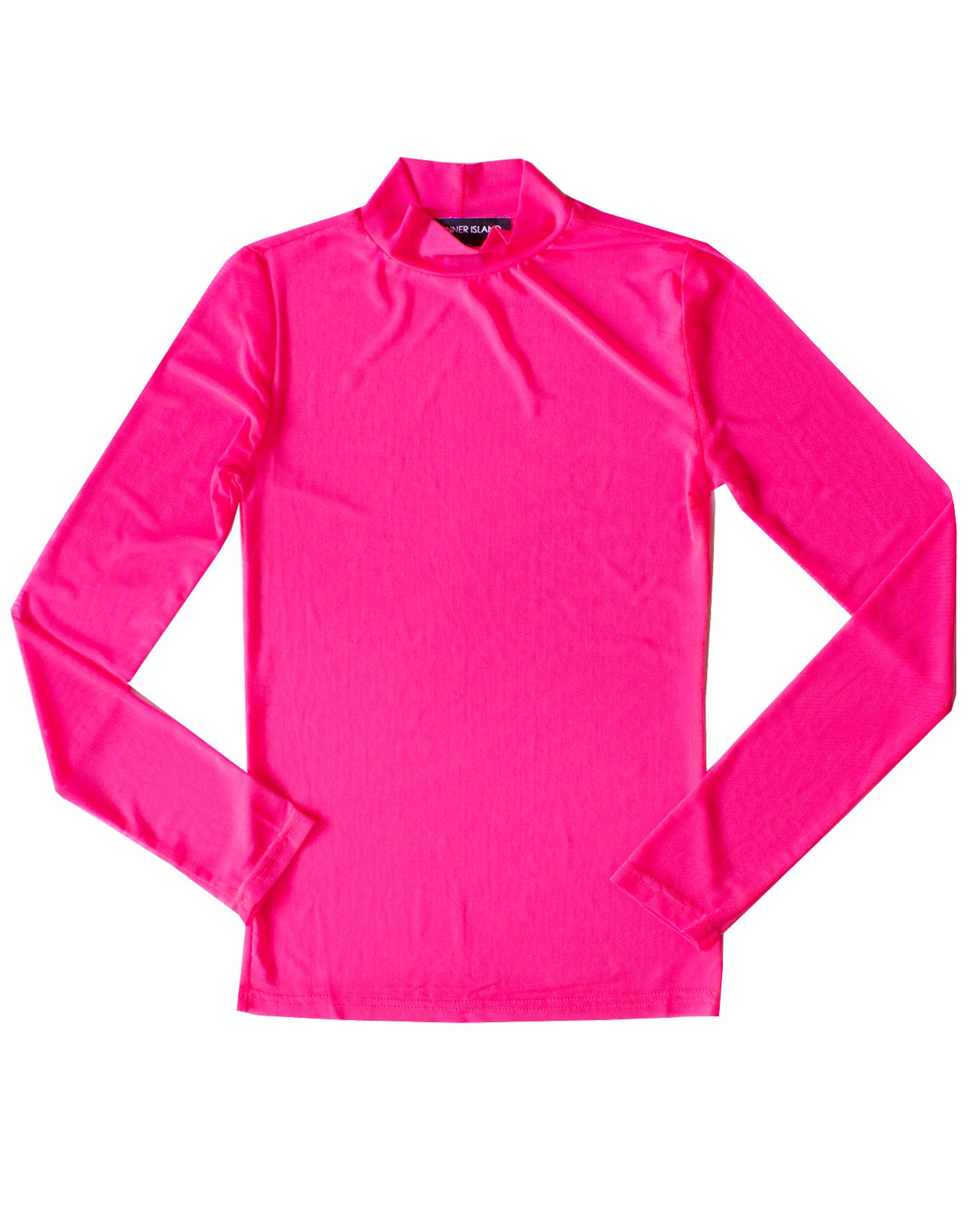 Runner Island Neon Pink Sporty Mesh Long Sleeve