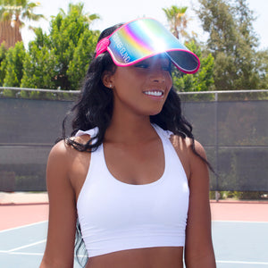 Face Shield Sunglasses Visor - Hot Pink