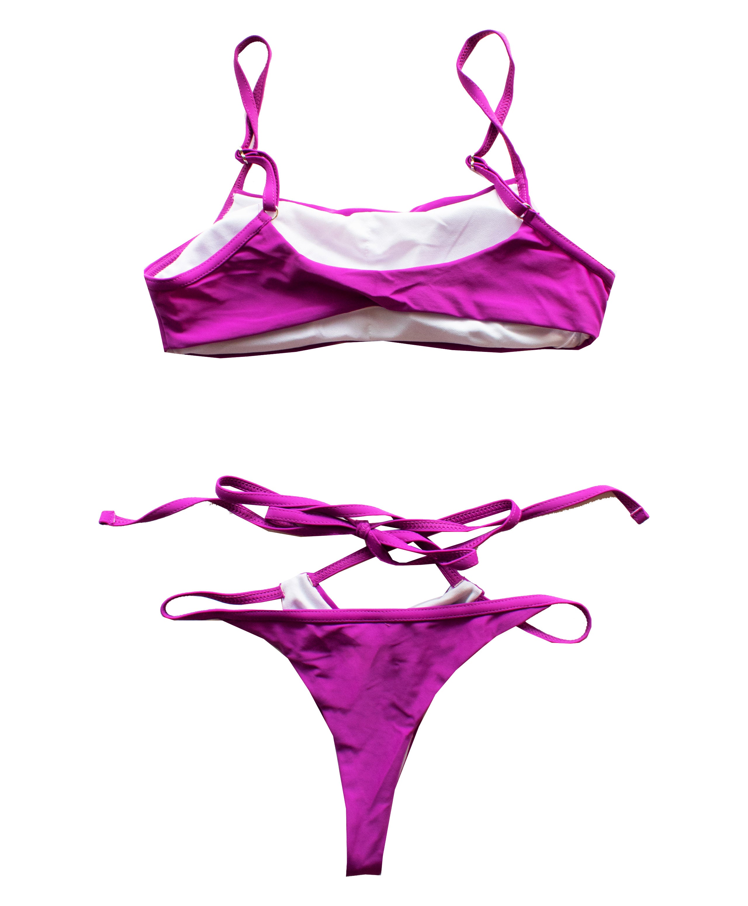 Runner Island Sporty Cheeky Purple Sun Bikini