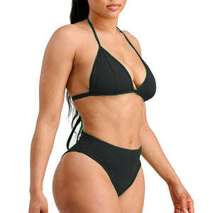 Triangle Black 2 Piece Bathing Suit