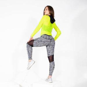 Patterned Digital Workout Leggings