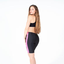 Load image into Gallery viewer, Silver Pink Biker Board Shorts