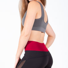 Load image into Gallery viewer, Charcoal Give Me A Boost Sports Bra