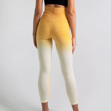 Load image into Gallery viewer, Mango Yellow Shaping Ombre Workout Leggings