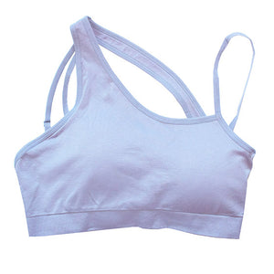 Moon Dust Blue Sports Bra | Runner Island – Runner Island®