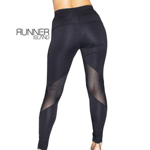 Runner Island Black Tennis Ball Pocket Leggings