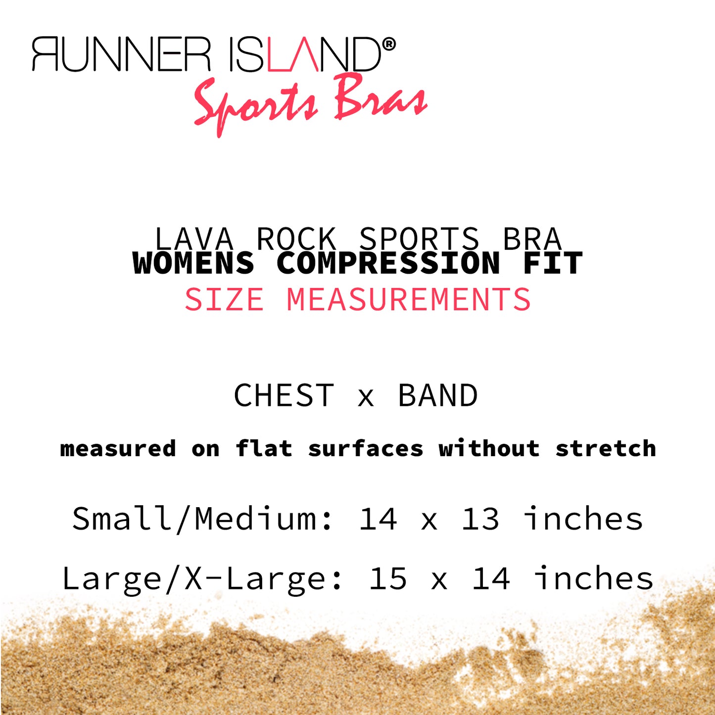 Runner Island Lava Rock Sports Bra