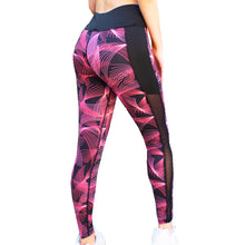 Load image into Gallery viewer, Screensaver Patterned Mesh Workout Leggings