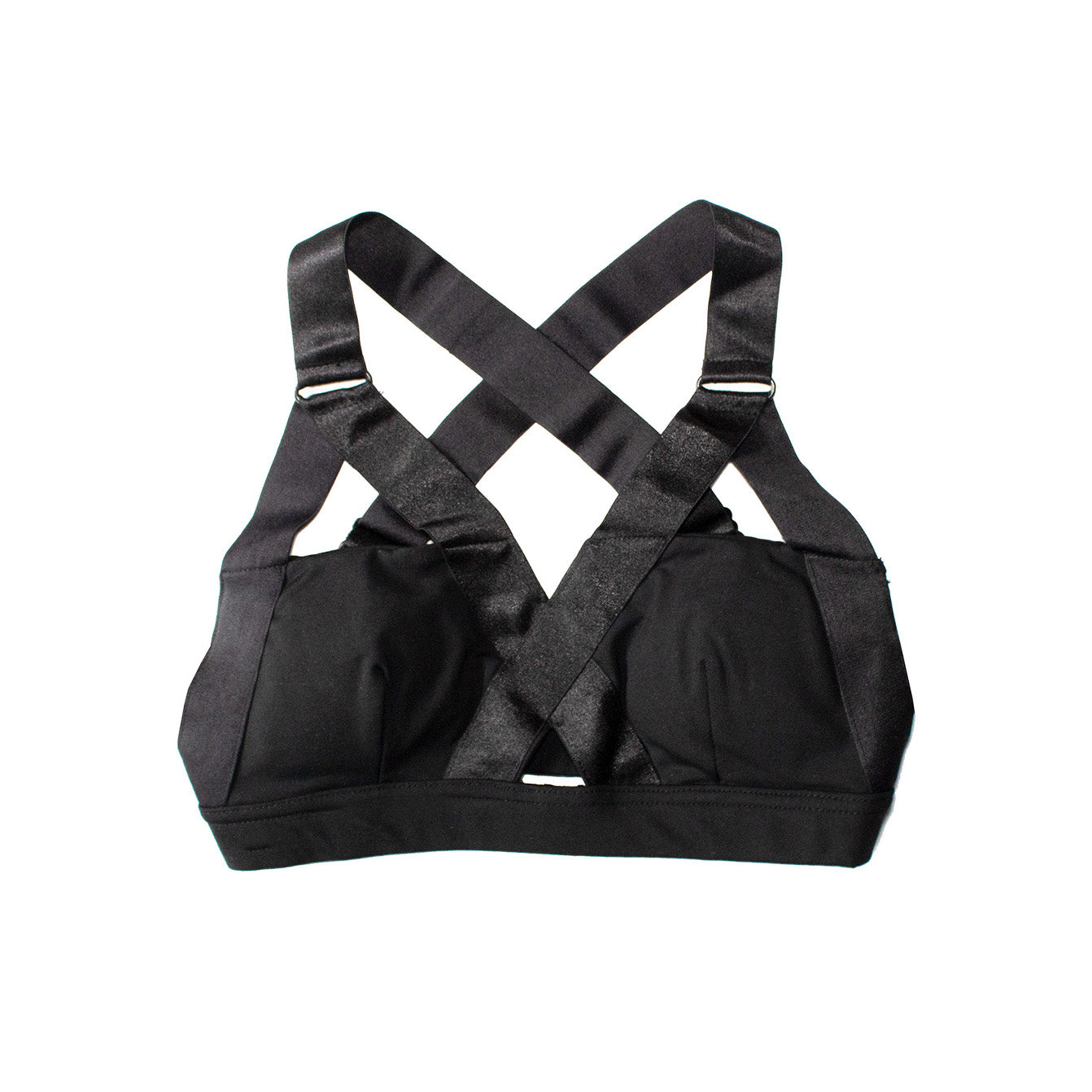 Breathable Black Sports Bra