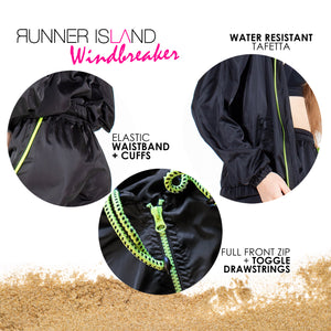 Runner Island Black Sands Windbreaker Jacket