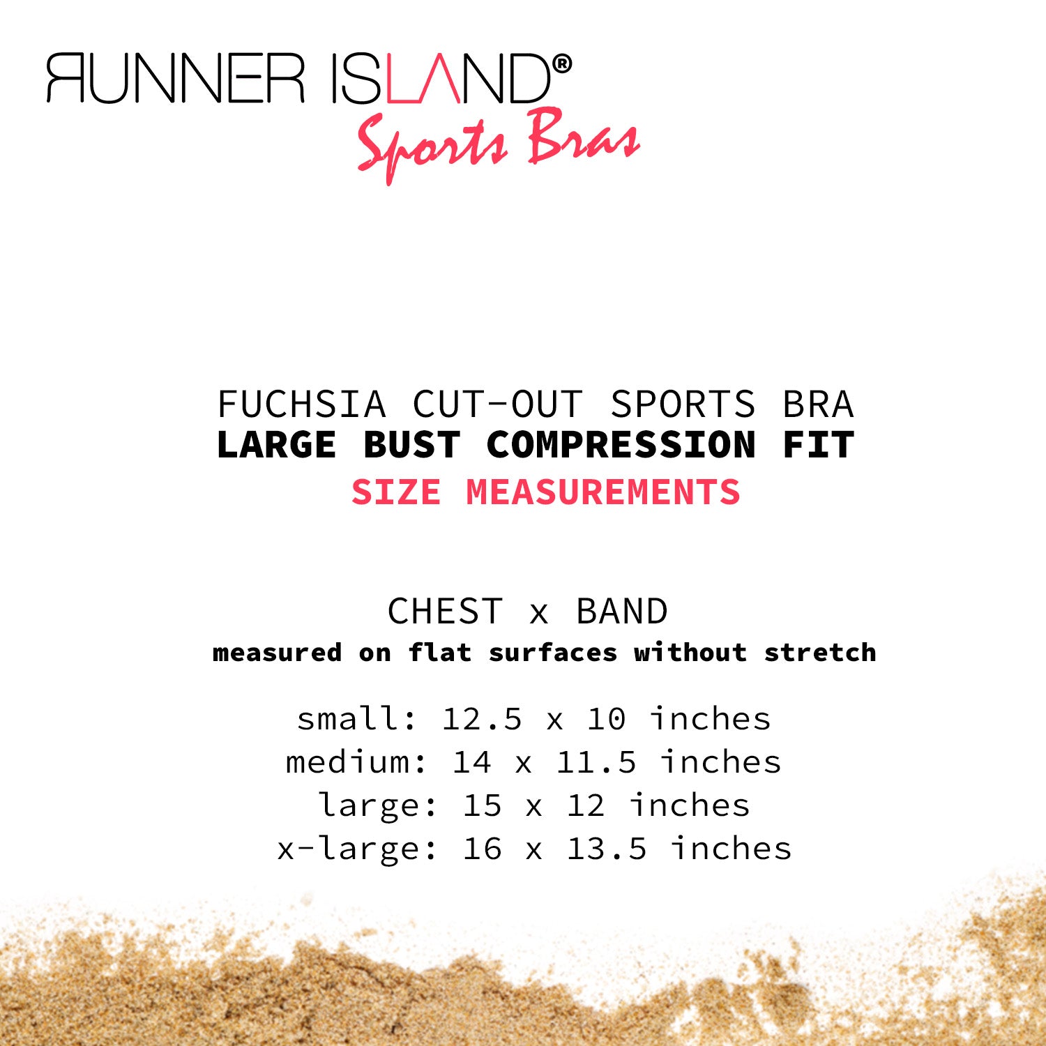 Runner Island Fuchsia Cut-Out Back Sports Bra
